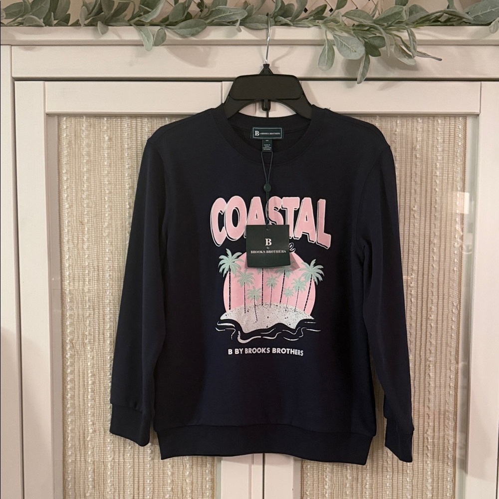 B by Brooks Brothers Navy Pullover Sweater - NWT